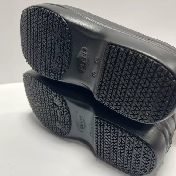 Crocs Women's Neria Pro II Slip Resistant Clog Black, Size 9 - Picture 5 of 6